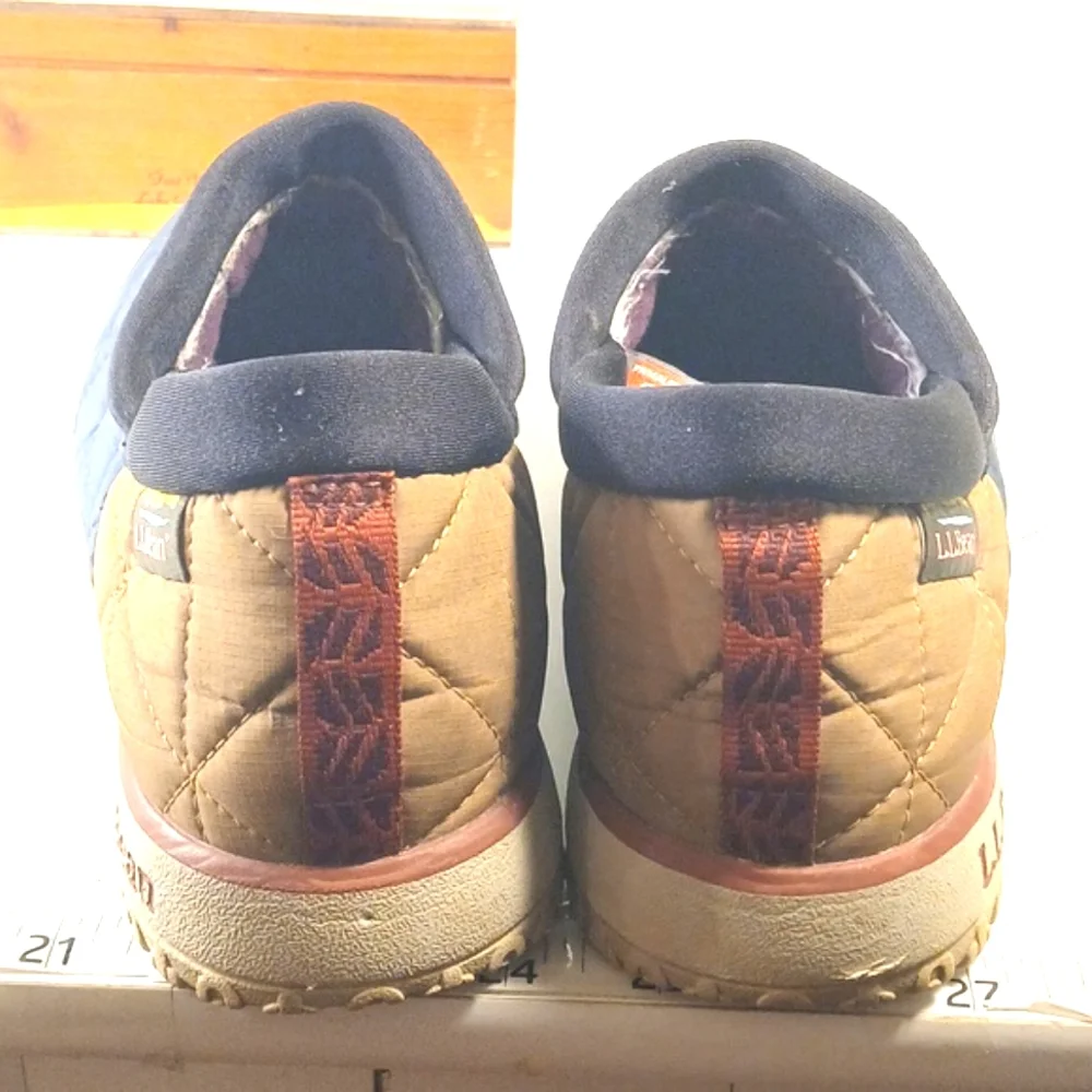 LL Bean Womens Ultralight Primaloft All Westher Water Resistant Slip Ons Sz 8 M